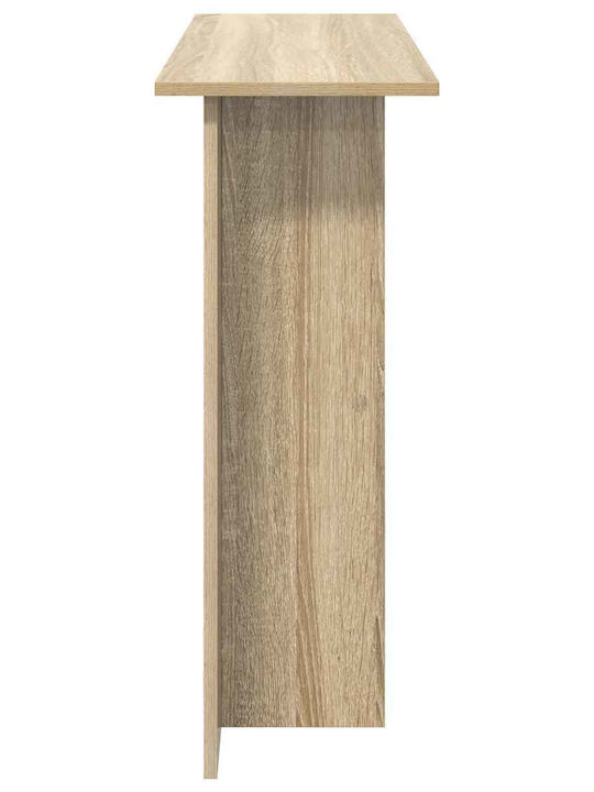 Wooden Console Table Sonoma Oak L100xW30xH75cm