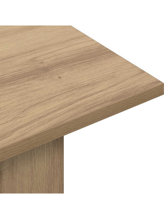 vidaXL Konsolentisch aus Holz Braun M100xB30xH75cm