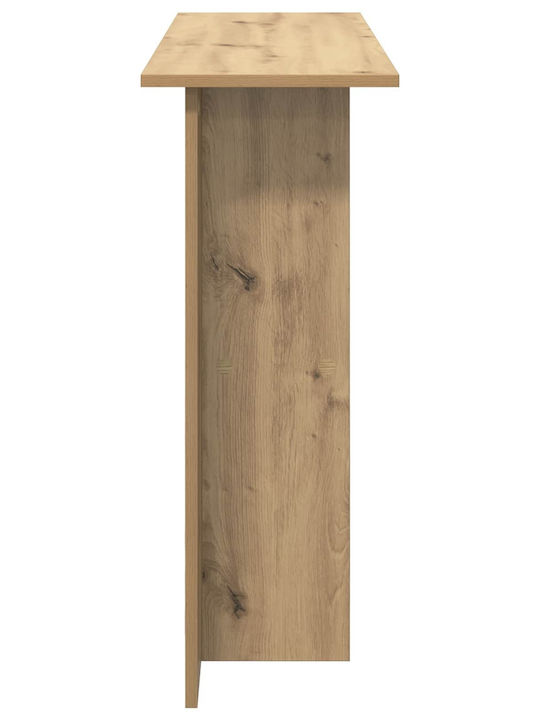 vidaXL Konsolentisch aus Holz Braun M100xB30xH75cm