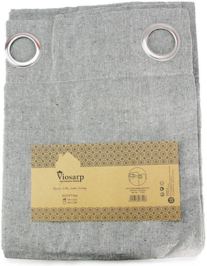 Viosarp Cu Capse Gri 140x280 Cm