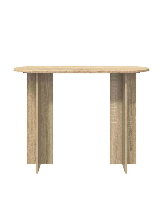 vidaXL Konsolentisch Aus Holz Sonoma Eiche M100xB39,5xH75cm