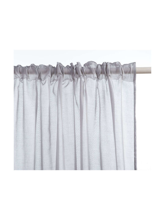 Nef-Nef Homeware Curtain with Pencil Pleat Elina Gray 140x270cm
