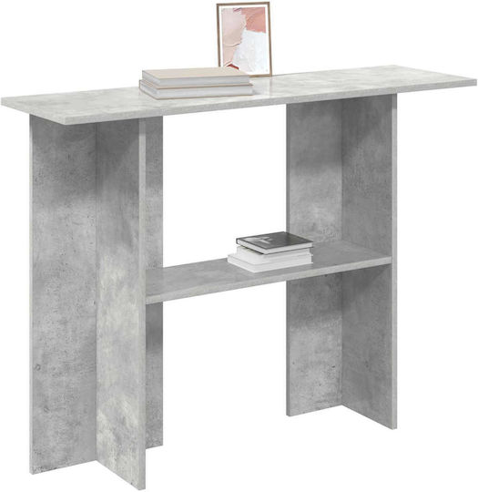 Konsolentisch Aus Holz Grau Beton M100xB30xH75cm