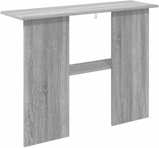Wooden Console Gray Sonoma L100xW30xH75cm