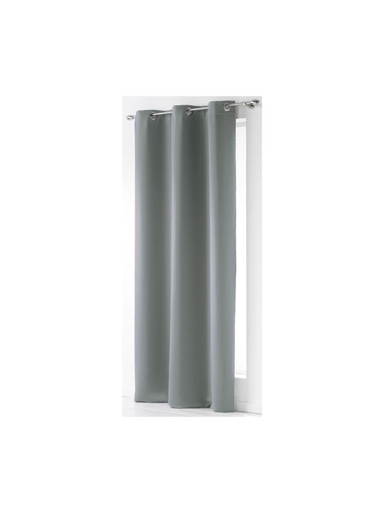 Blackout Curtain with Grommets L-c Occult Gray 135x240cm