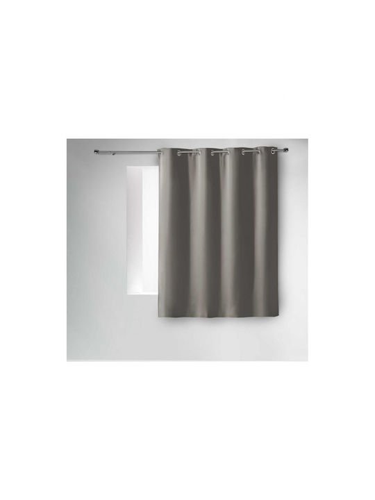 Atmosphera Verdunkelungsvorhang mit Grommets Grau 135x180cm