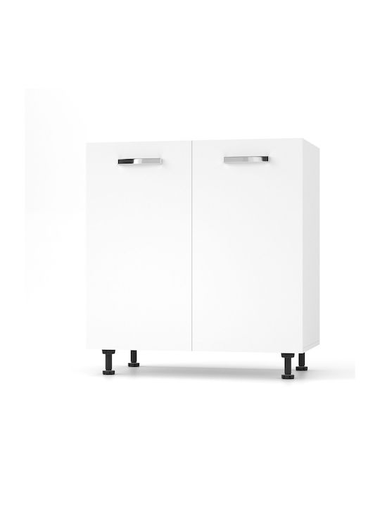 Charlotte Floor Cabinet White 80x46.5x82cm