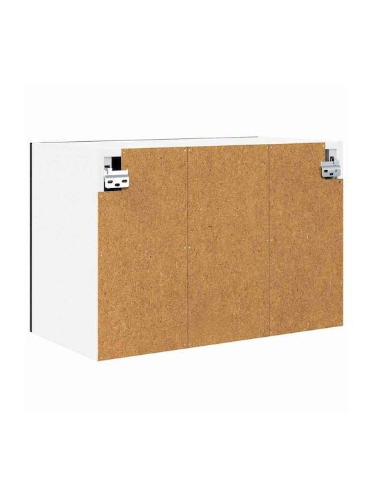 Schrank Wand Schwarz 60x31x40cm