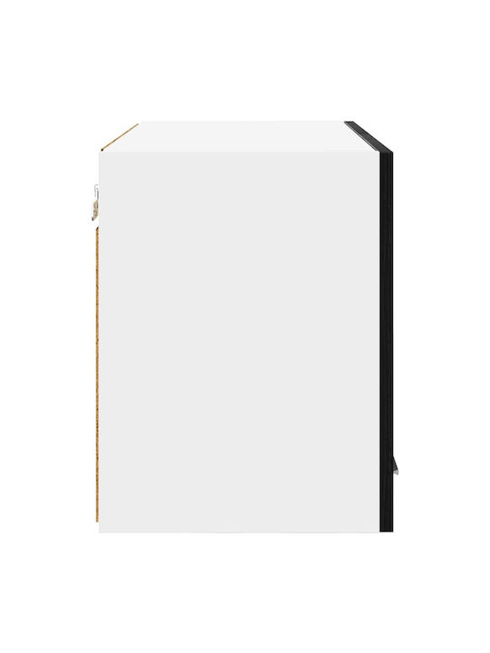Schrank Wand Schwarz 60x31x40cm