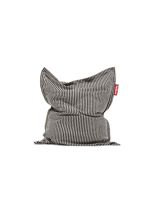 Πουφ Nackenrolle Original Slim Terry Black Creme 155x120cm