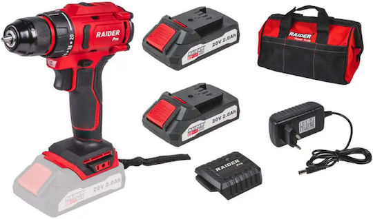 Raider Δραπανοκατσάβιδο Μπαταρίας Brushless 20V