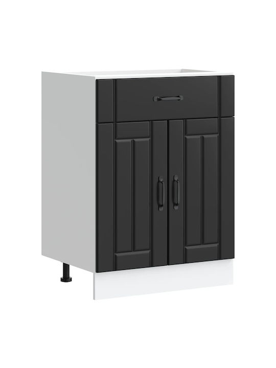 Lucca Sink Cabinet Black 60x46x81.5pcs