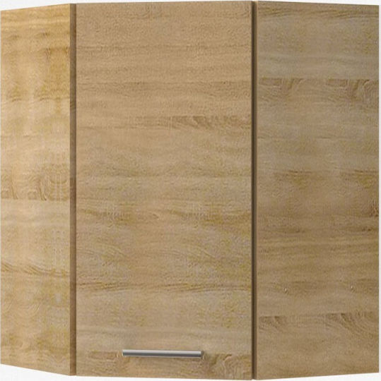 Alina Γωνιακό Ντουλάπι Κρεμαστό Σόνομα 60x60x71.8εκ.