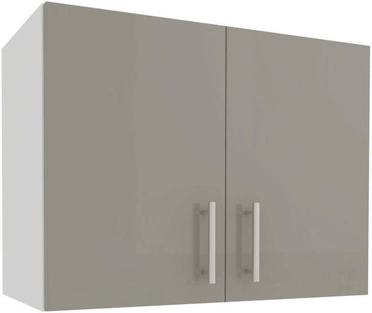 Corp Ντουλάπι Κρεμαστό Glossy White/white 60x30x45εκ.