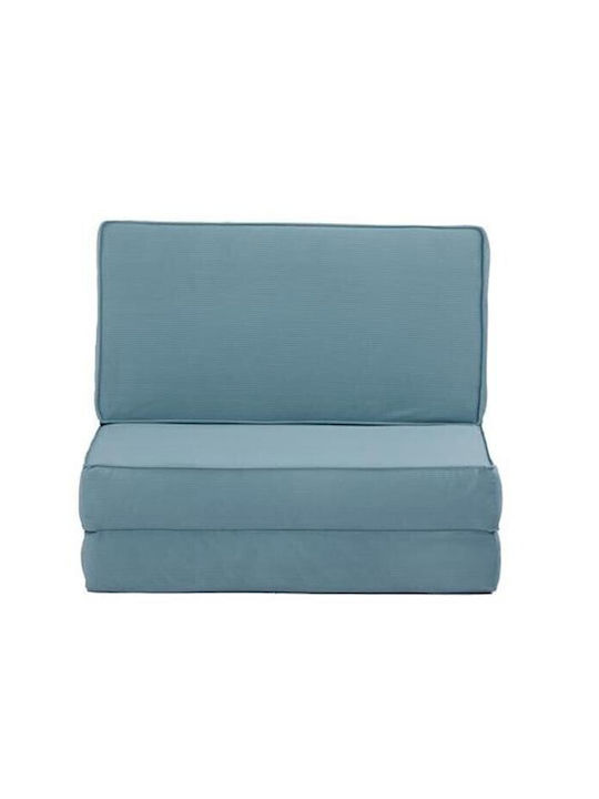 Multifunctional Bean Bag Chair Waterproof Light Blue 62x74x80cm