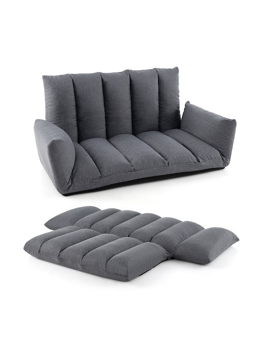 Vielseitiger Sitzsack & Pouf Grauer 119x76x60cm