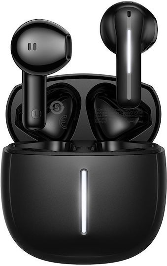 Hoco EQ33 Earbud Bluetooth Handsfree Earphones with Sweat Resistance and Charging Case Black