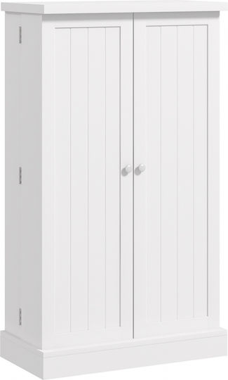 Επιδαπέδιο Ντουλάπι Λευκό 60x30x104εκ.