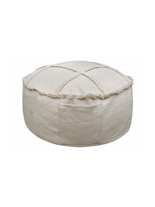 Bean Bag Chair Waterproof Canals Beige 50x50x20cm
