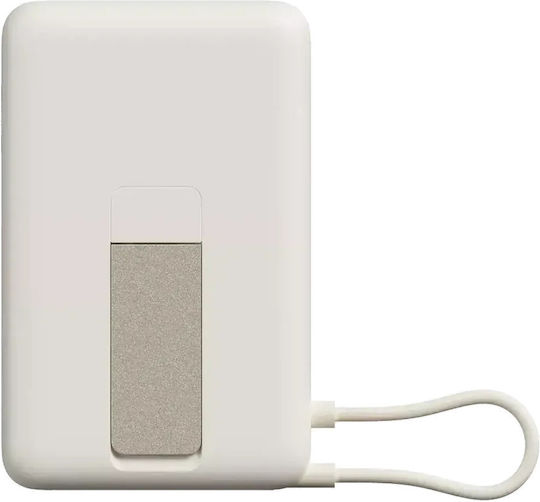 Xiaomi Baterie Externă Magnetică cu Suport Integrat MagSafe 10000mAh 33W cu Port USB-C Alb