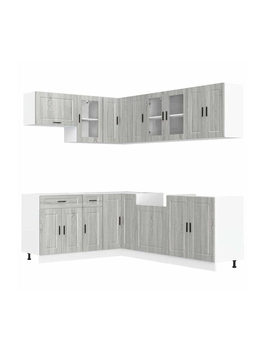 Vidaxl Küchenschrank-Set 11-teilig Porto Holzwerkstoff