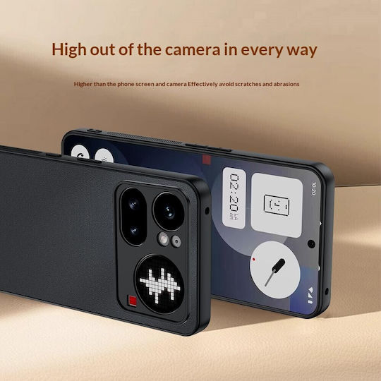 Leder / Kunststoff Orange Handyhüllen für Nothing Phone (4a) Pro
