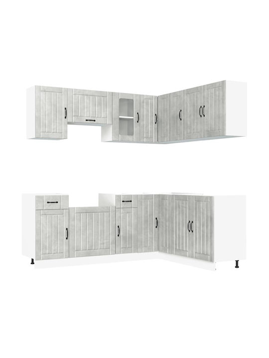Vidaxl 11-teilige Küchenmöbel-Set Kalmar Holzwerkstoff