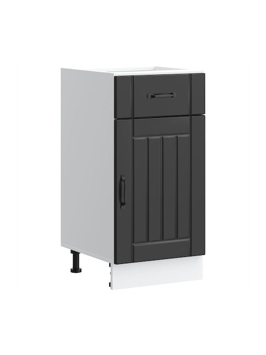 Lucca Dulap pentru Chiuvetă Negru 40x46x81.5buc
