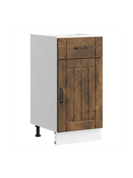 Lucca Spülbeckenschrank Smoked Oak 40x46x81.5cm