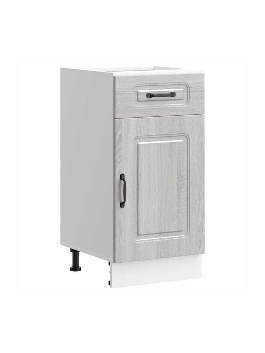 Kalmar Επιδαπέδιο Ντουλάπι Γκρι Sonoma 40x46x81.5εκ.