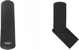 Inlight Decken- und Wandleuchte in Schwarz Farbe