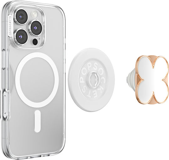 Popsockets Smartphone Popgrip Premium Email Model Trifoi Fixare Solidă Rose Gold