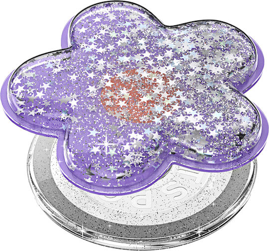 Popsockets Smartphone Popgrip Premium Magsafe Glitter Star Effect Lavender