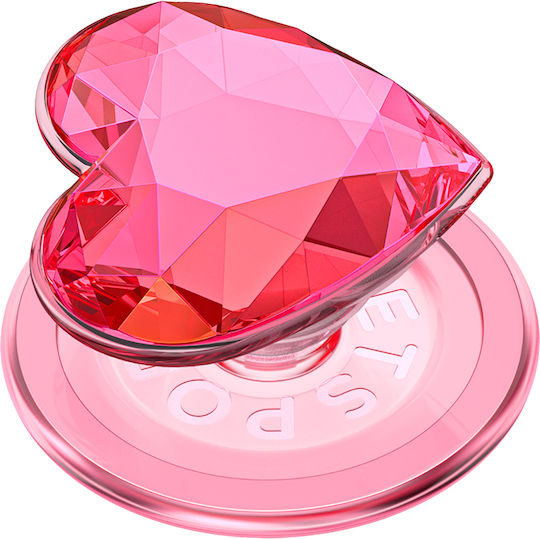 Popsockets Smartphone Popgrip Premium Magsafe Stand Selfie Crystal Effect Pink