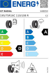 GT Radial 195/75R16 110/108R Car Tyres 4 Seasons