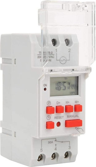 Temporizator Releu Digital Sinotimer Comutator Programabil 230v 30a 5000w Tm919b-2-30a