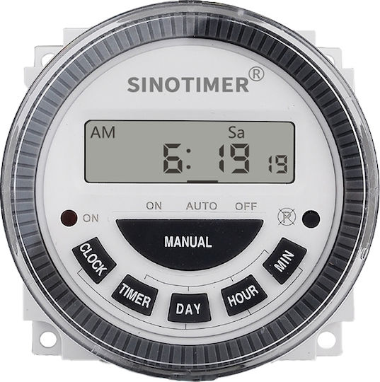 Digital Relay Timer Sinotimer Timer Switch Programmable 230v 30a Tm619sh2-30d