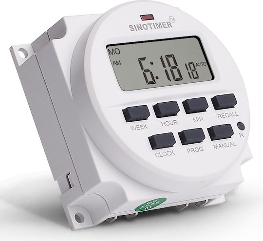 Digital Elektrischer Automatischer Timer Schalter Sinotimer Programmierbar 230v 16a Tm618sh-2