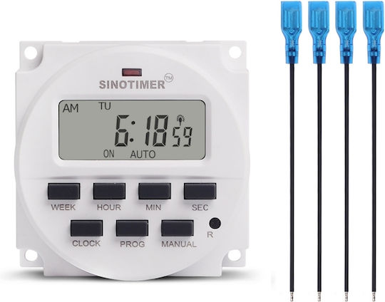 Digital Elektrischer Automatischer Timer Schalter Sinotimer Programmierbar 230v 16a Tm618sh-2