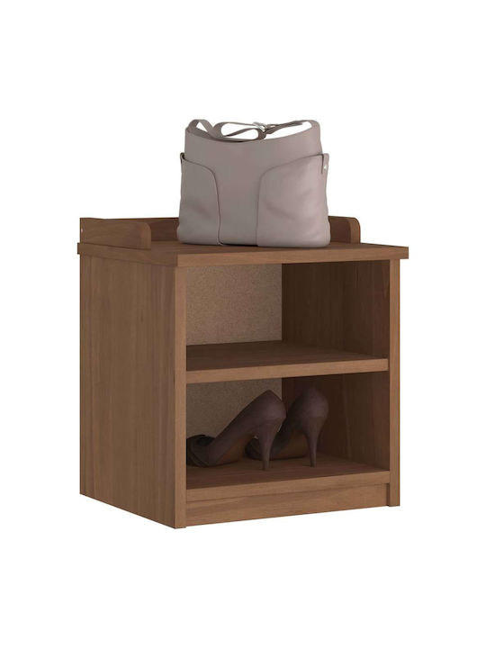 Entry Furniture with Shoe Rack & Bench Coffee 45x40x50cm