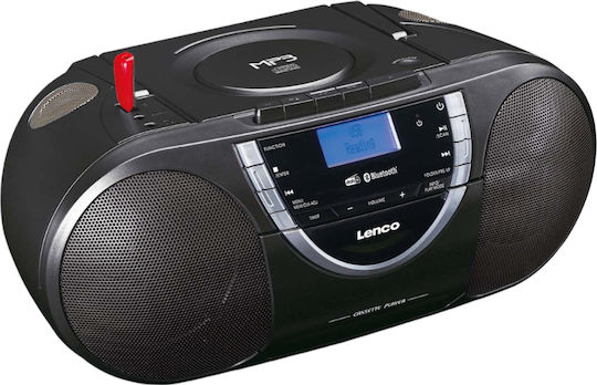 Lenco Boombox Dab+/fm Radio Cd Player Bluetooth Portable Black
