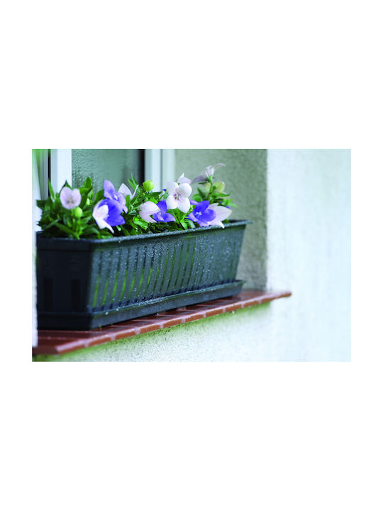 Prosperplast Γλάστρα Πλαστική Anthracite