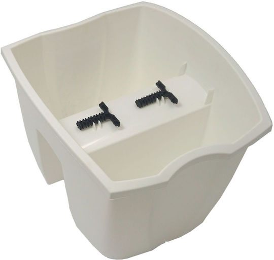 Prosperplast Γλάστρα Πλαστική White