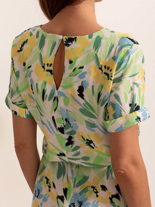 Sommer Mini Damenkleid Gelb