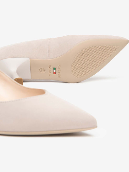 Pantofi Cu Toc Din Piele Roz