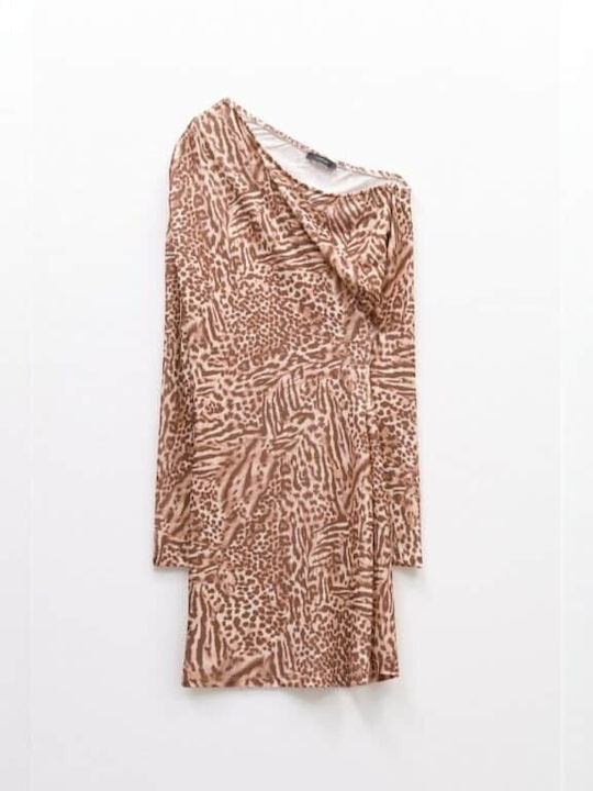 Mini Abendkleid Braun