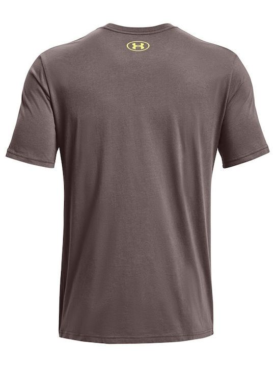 Athletic T-shirt Brown