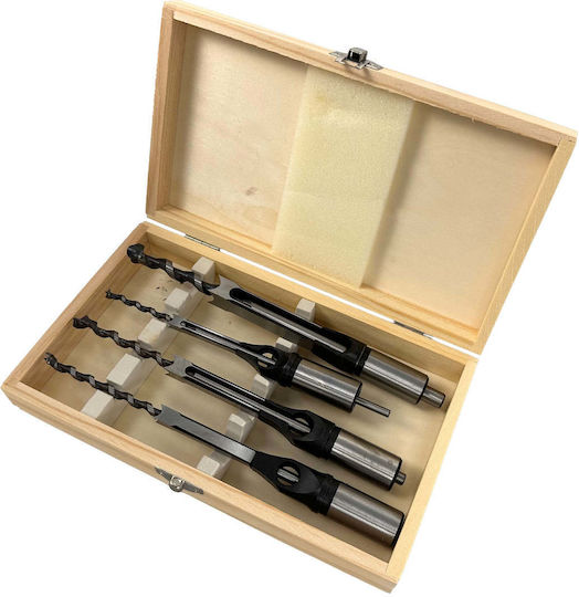 Set Burghie Găuri Pătrate 5 Bucăți Gebo Tools