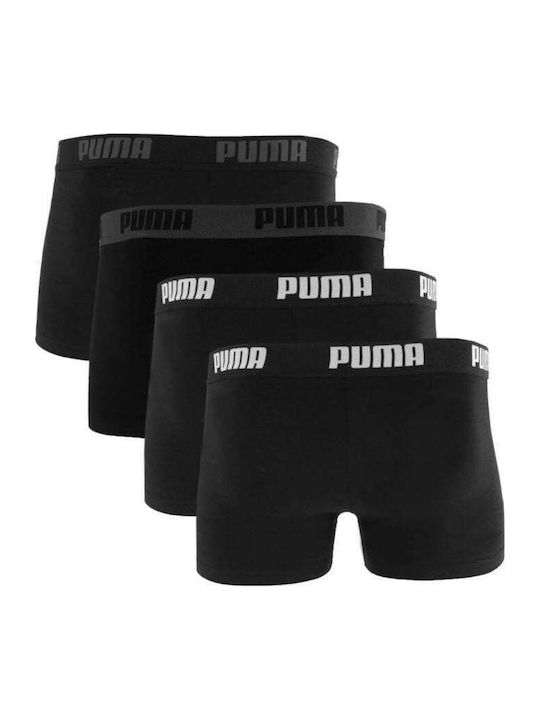 Basic Herren Boxershorts Schwarz 4er Pack