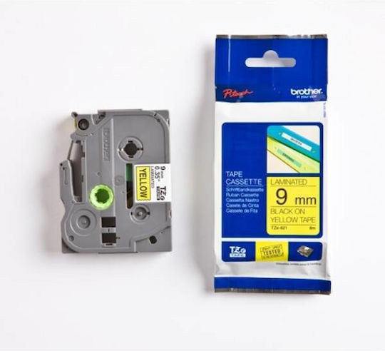 Brother Label Maker Tape in Yellow Color